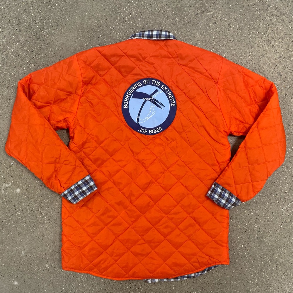 Reversible “Bordering the Extreme” Flannel Lined Jacket size L